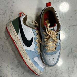 Nike Court Borough 2 Low White Alabaster Speckled